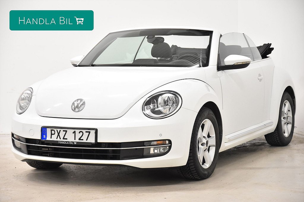 Volkswagen Beetle Cabriolet 1.2 TSI Premium 1-ägare Soft Top SoV-Hjul 105hk