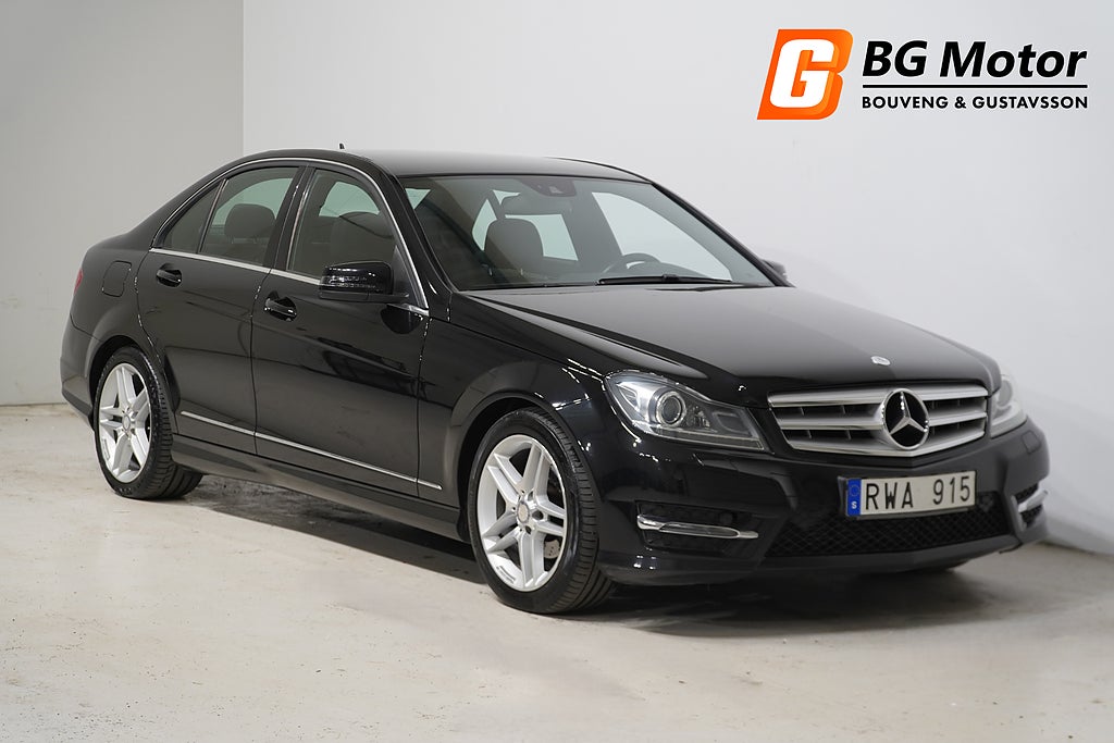 Mercedes-Benz C 220 CDI 170HK AMG Line M-värmare/Skinn/Elstolar