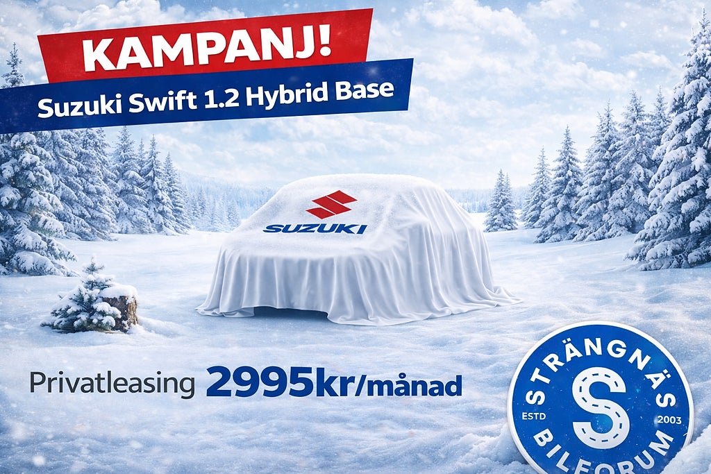 Suzuki Swift 1.2 Hybrid Base. Privatleasing kampanj!
