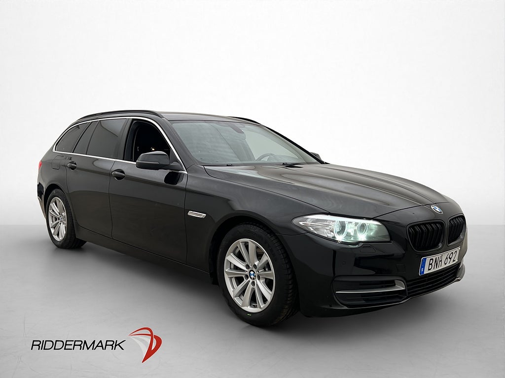 BMW 520d 190hk xDrive Kamera Sensorer Navi Farthållare Drag