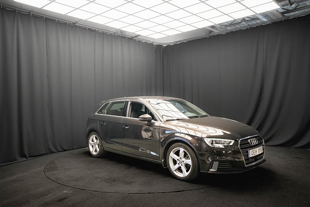 Audi A3 1.4 TFSI M&K-VÄRMARE 1-ÄGARE AUTOMAT ADAPTIV-FART