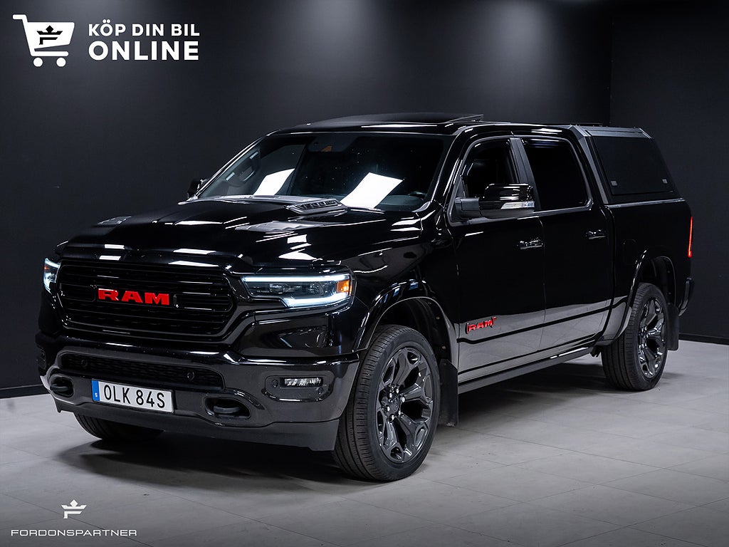 Dodge RAM 1500 Crew Cab 5.7 V8 HEMI LIMITED NIGHT RED LABEL KÅPA 
