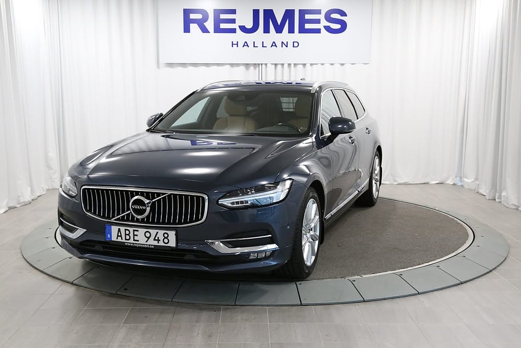 Volvo V90 D3 AWD Inscription | Mörkton | Navi | Drag | BLIS