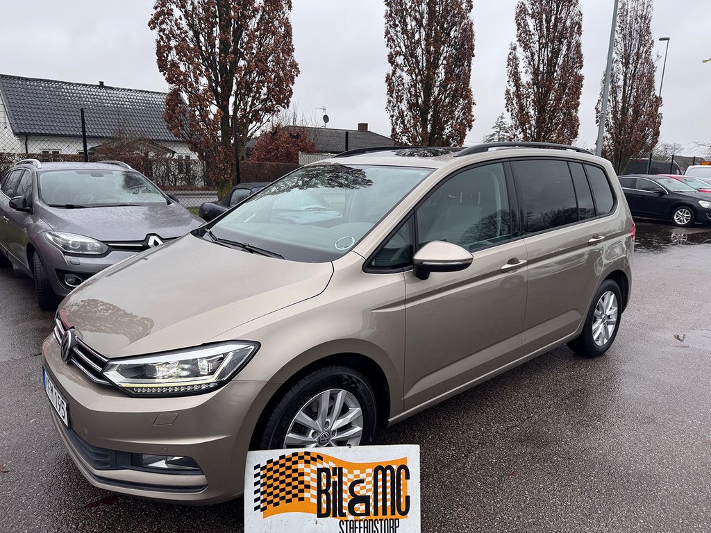 Volkswagen Touran 7-sätes 1.4 TSI BMT 150 hk Euro 6 En ägare