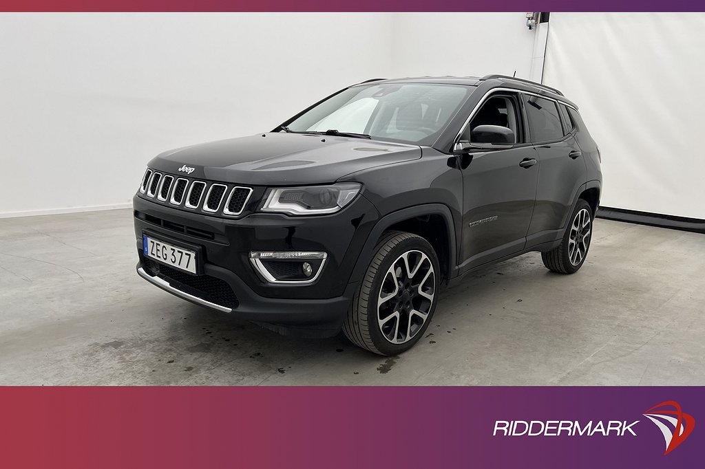 Jeep Compass VVT 4WD 170hk Limited Kamera CarPlay Halvskinn