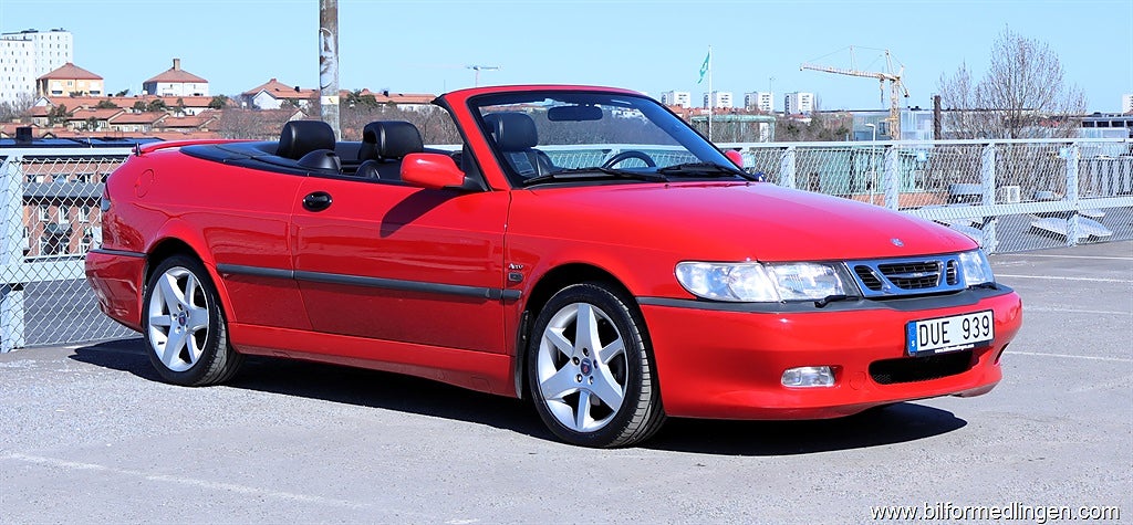 Saab 9-3 2.0T Cab 205hk Skinn