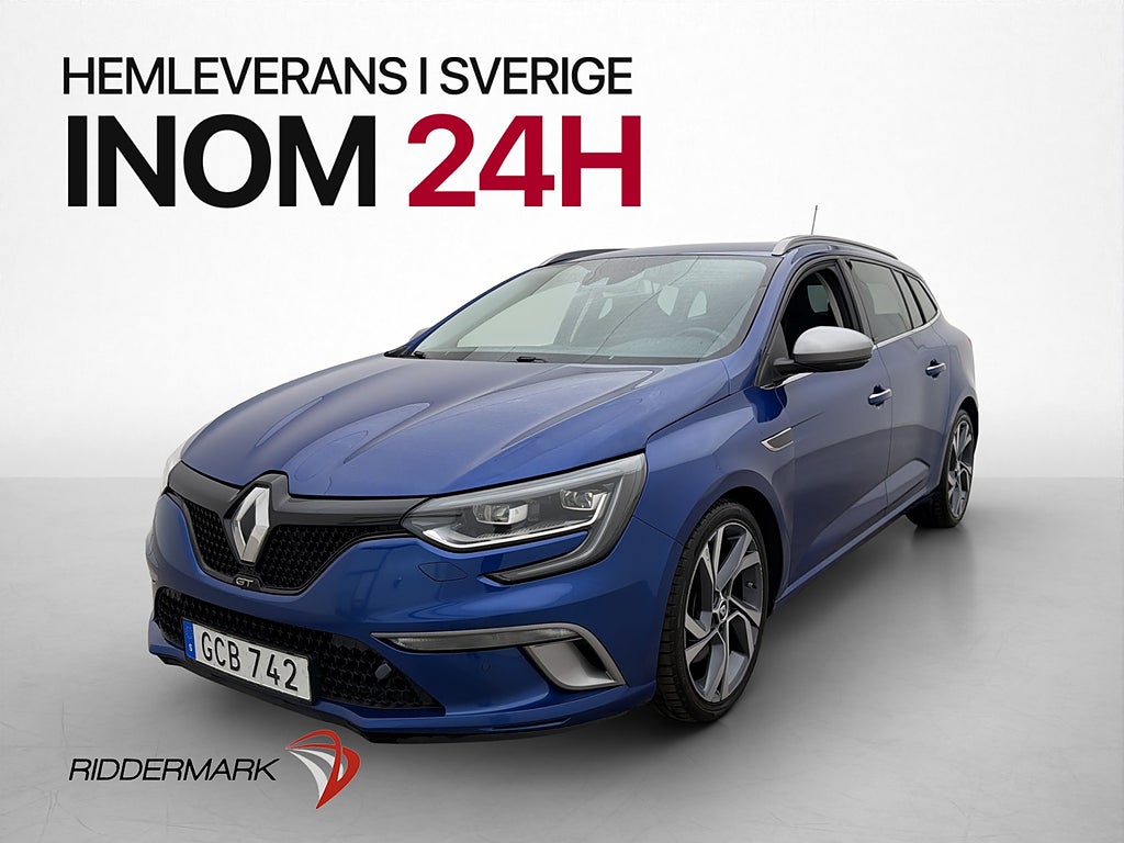 Renault Megane 1.6 GT Värmare Förbr-0,60l/mil Kamera Navi