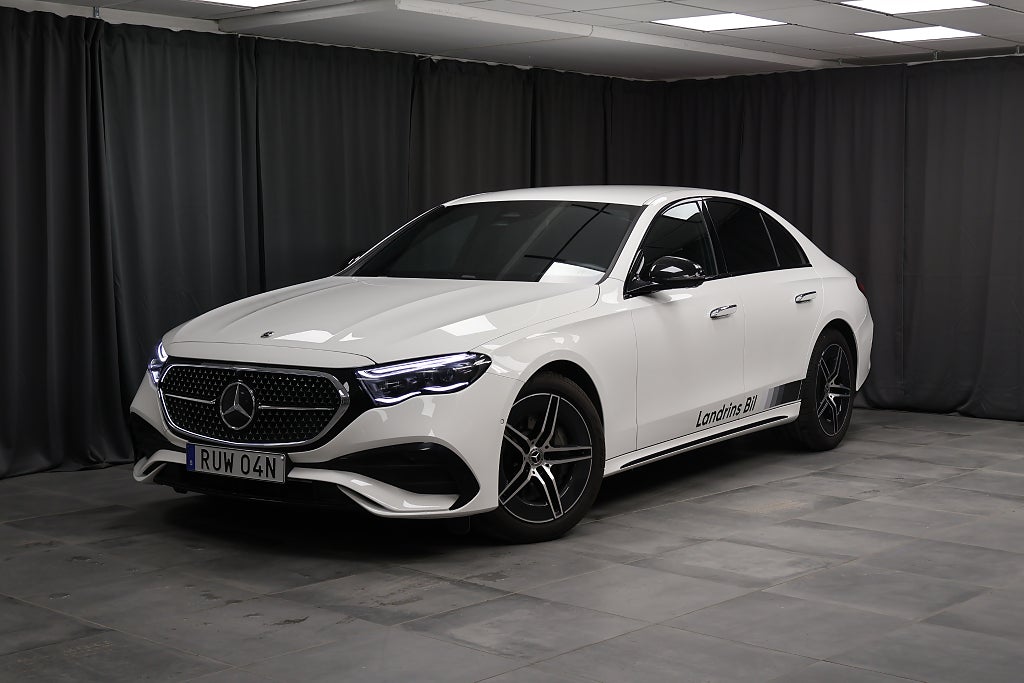 Mercedes-Benz E 220 d 4MATIC AMG Burmester Värmare 360 Keyless Moms
