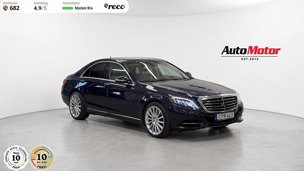Mercedes-Benz S 350 d 7G 258hk Sv-såld 3,45% RÄNTEKAMPANJ