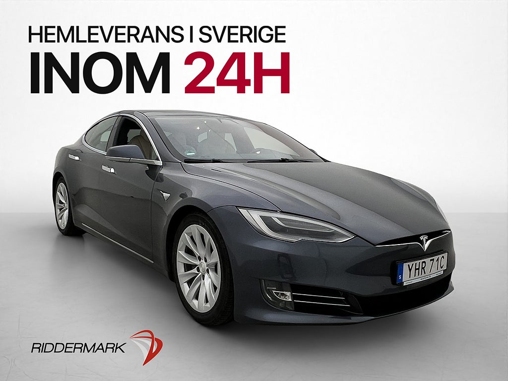Tesla Model S Long Range Plus AWD Luftfjädring Svensksåld