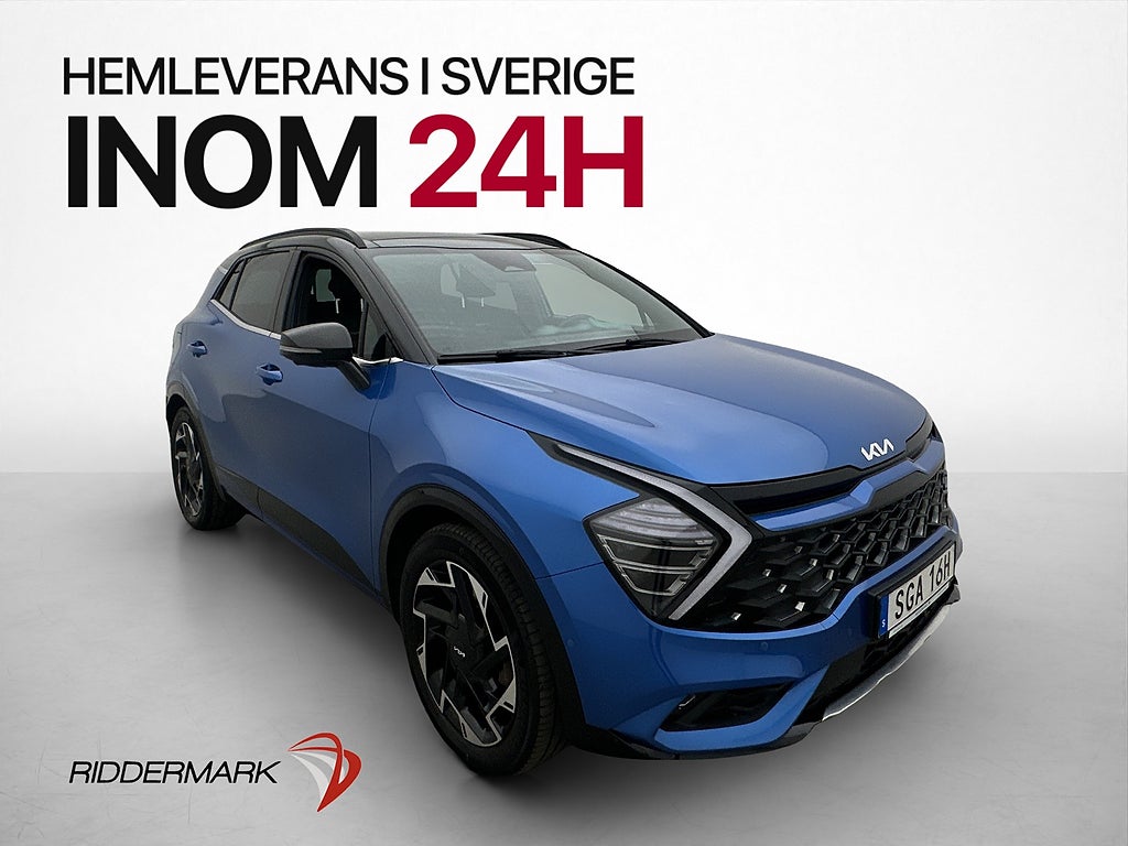 Kia Sportage PHEV AWD 265hk GT-Line Pano H/K 360° Skinn Navi