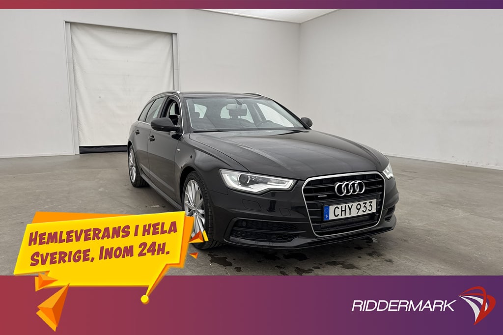 Audi A6 Avant 3.0 TDI V6 Q 204hk S Line Dragkrok P Sensor