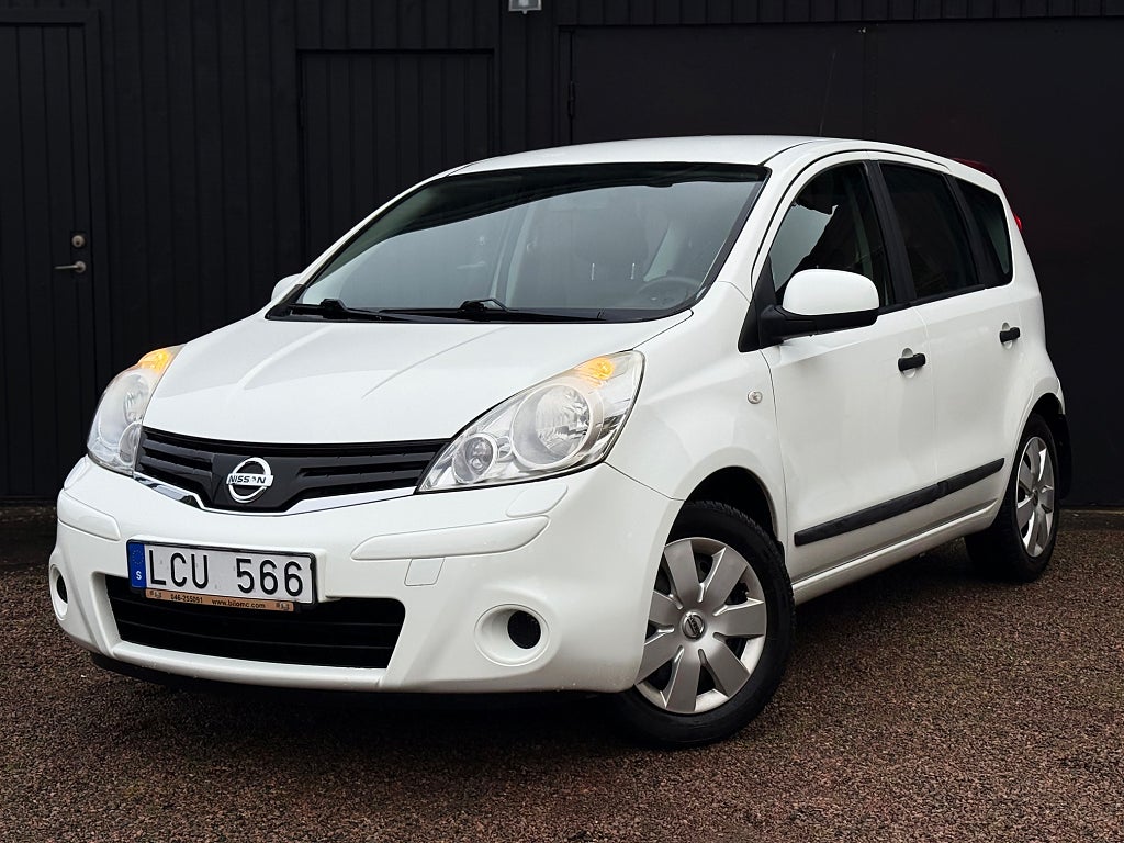Nissan Note 1.4 Euro 5 Nybes, 2 ägare. Låg årsskatt mm