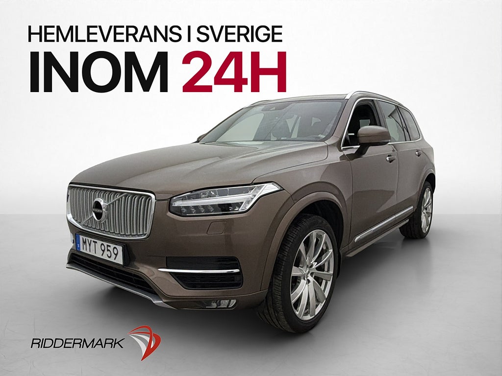 Volvo XC90 D5 AWD Inscription Kamera Värmare Navi BLIS