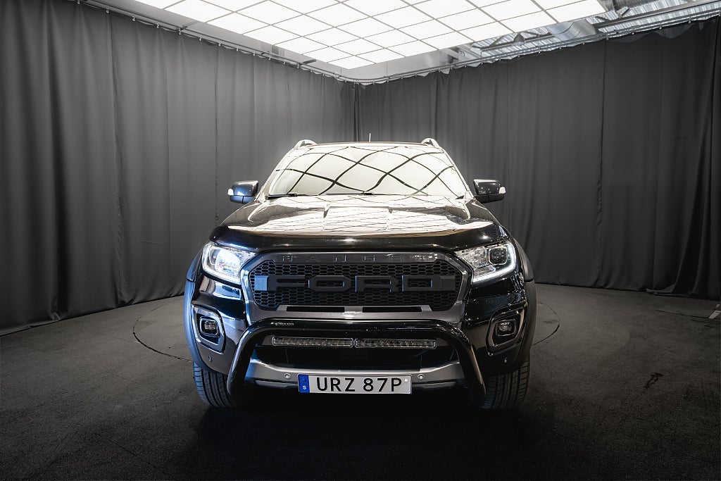 Ford ranger Bi-Turbo 4x4 Wildtrak KÅPA D-VÄRMARE LÄDER KAMERA MOMS