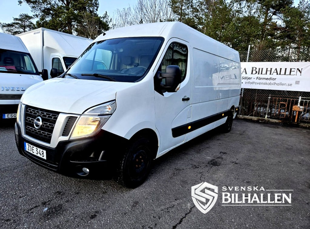 Nissan NV400 2.3 dCi L3H2 Värmare Drag Momsbil Nyserv. Nybesikt