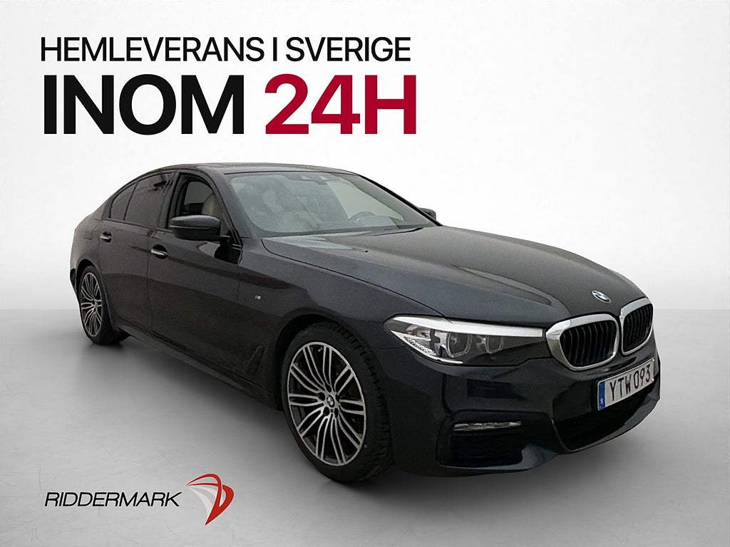 BMW 520d 190hk xDrive M Sport Kamera Drag Skinn Taklucka