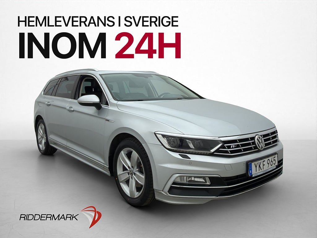 Volkswagen Passat 2.0 TDI 4M R-Line Cockpit Värmare Skinn