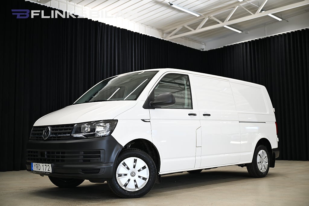 Volkswagen Transporter TDI 102HK L2|Inredd|Dubbeldörr|Drag|Värmare|Inverter