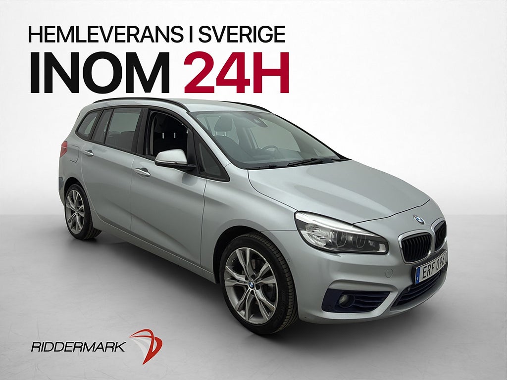 BMW 218 d 150hk Gran Tourer Sport line 7-Sits Drag Navi