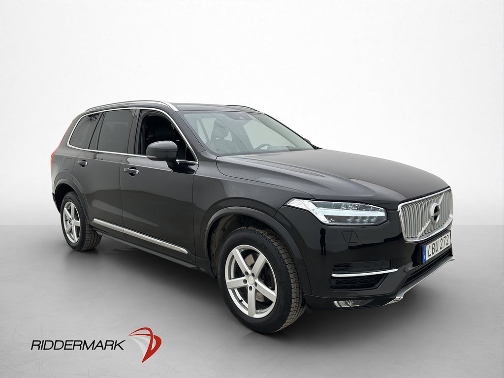 Volvo XC90 D5 AWD Inscription 7-Sits Kamera CarPlay Nav Drag