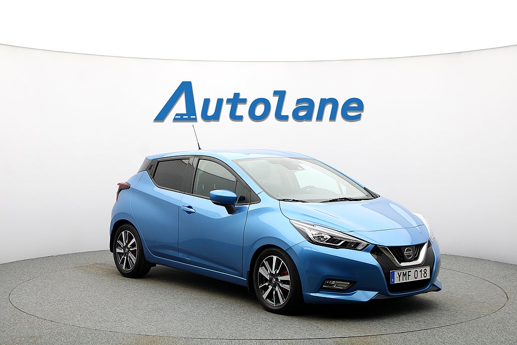 Nissan Micra 0.9 Turbo Acenta, Carplay, Låg skatt, Dragkrok 90hk 