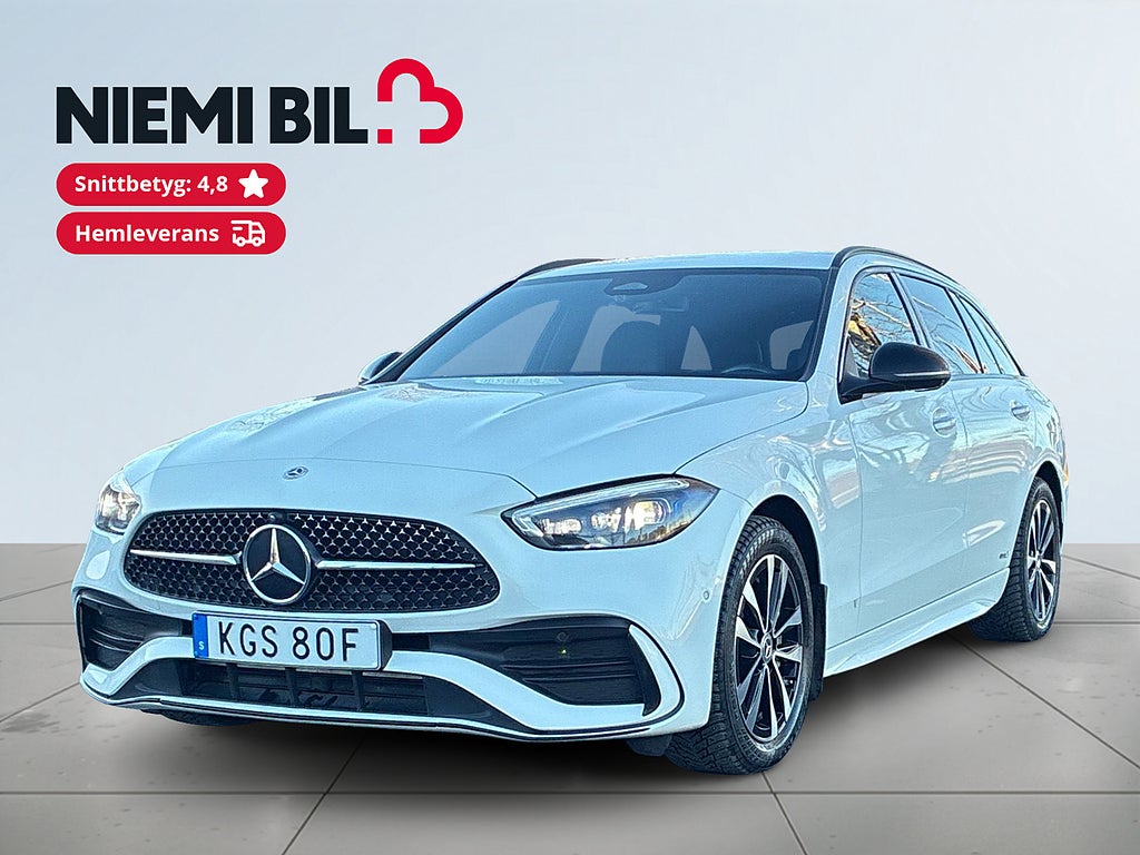Mercedes-Benz C300 de  4MATIC Plug-In AMG Drag/360/Elstol/Burmester/Dvärm/SoV