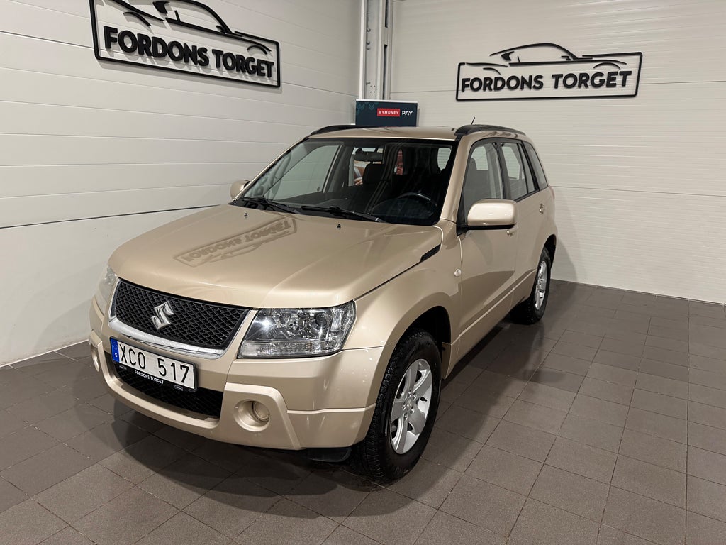 Suzuki Grand Vitara 5-dörrar 2.0 DOHC VVT 4WD Välvårdad