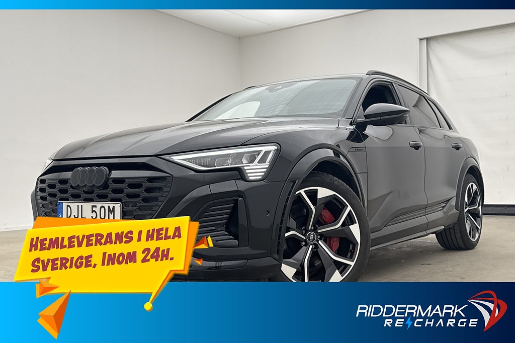 Audi SQ8 E-tron 503hk B&O Cockpit Pano Luft-Fjäd 360° MOMS