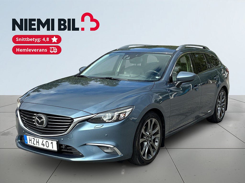 Mazda 6 SKYACTIV-D AWD Drag/MoK/Adaptiv Fart/SoV-Däck/Kamera