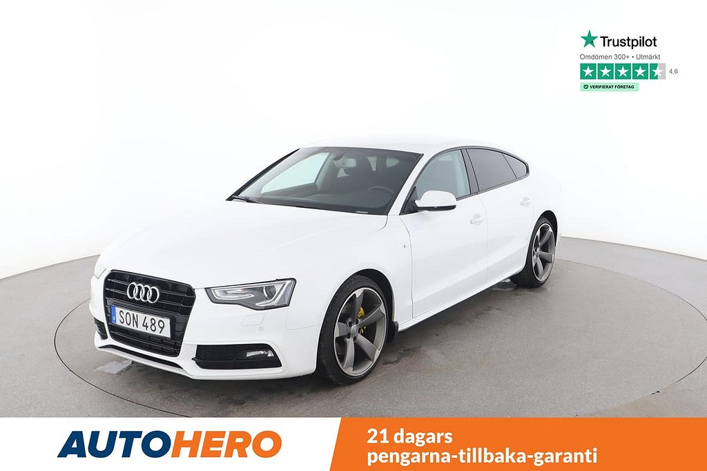 Audi A5 Sportback / 144 HK / Dragkrok, PDC, Cruise-control m.m