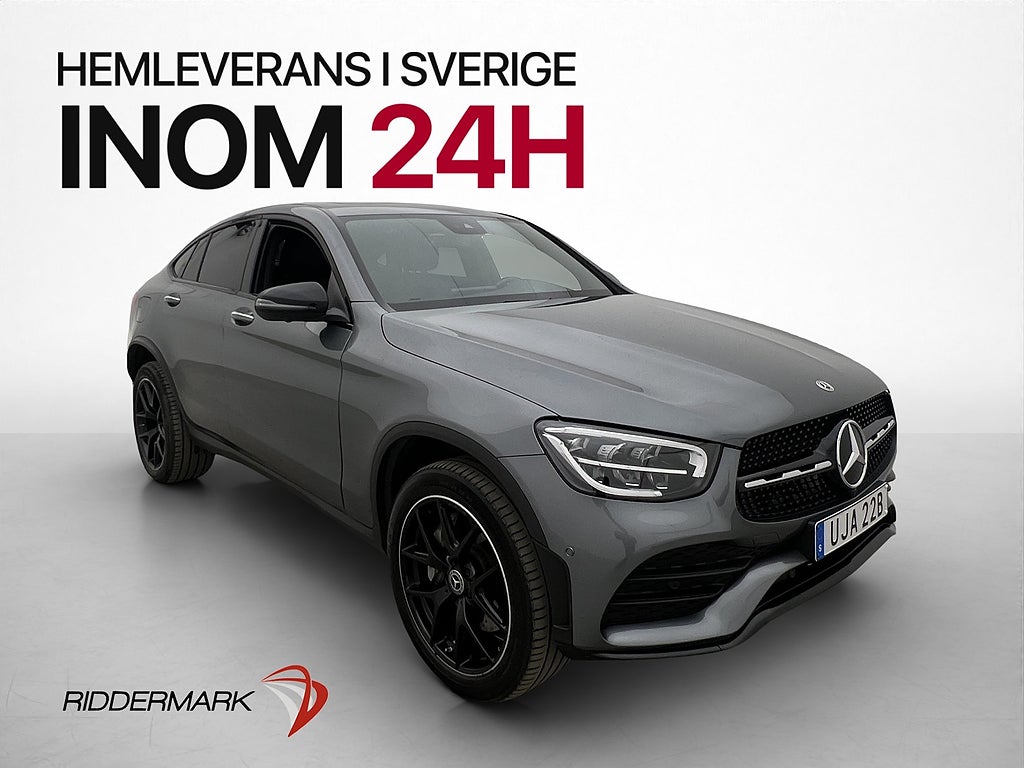 Mercedes-Benz GLC 300 Coupé 4M AMG Sport P-Värm 360° T-Lucka