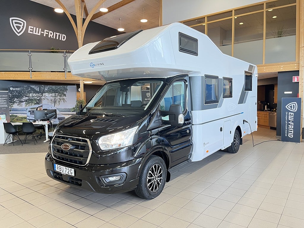 Sun Living A 75 SL (AC+Litium+Solcellx2+Ugn+3 500kg)