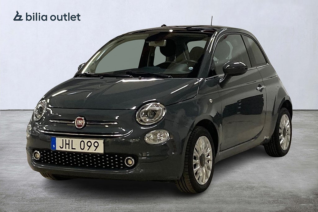 Fiat 500 1.2 8V Lounge 69hk Pano PDC