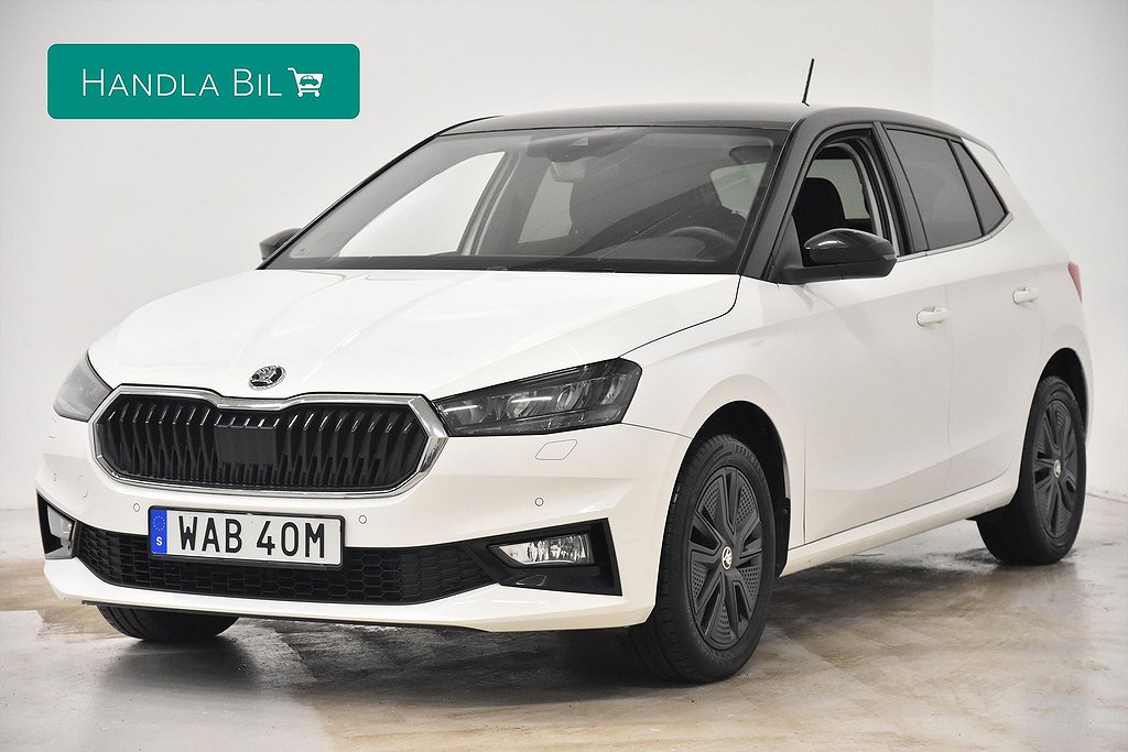 Skoda Fabia 1.0 TSI Style Rattvärme B-Kam Nybes SoV-hjul 110hk