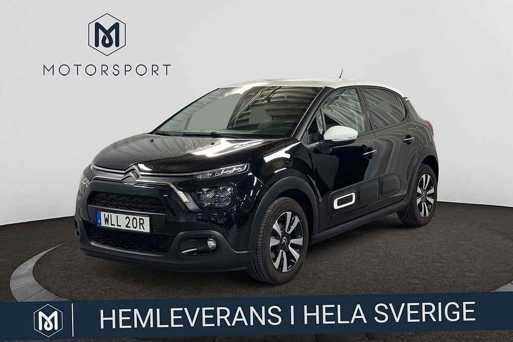 Citroën C3 1.2 PT 110hk Aut Backkamera Apple Carplay Farthållare