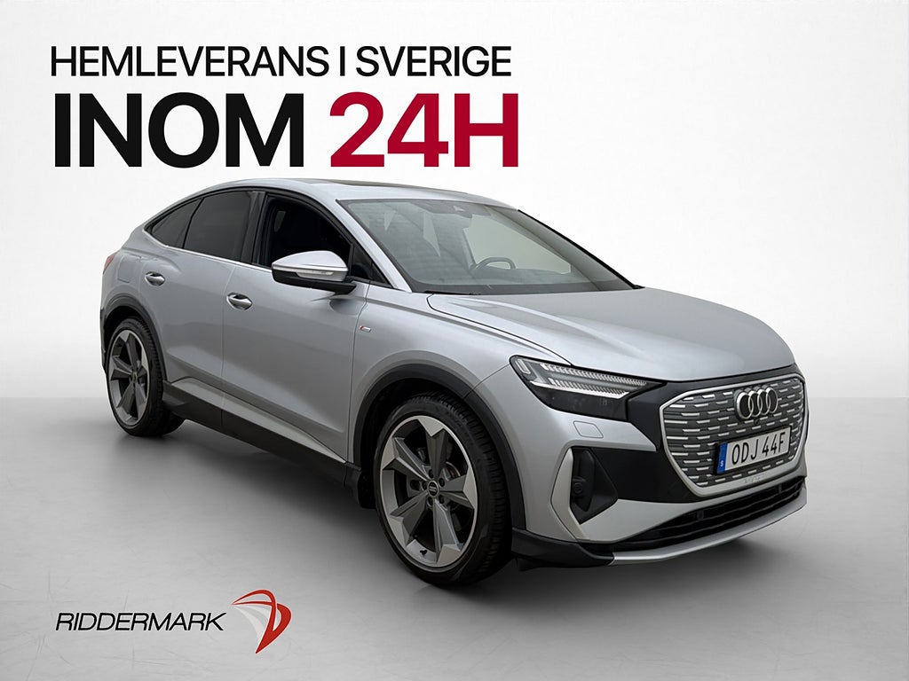 Audi Q4 50 Sportback e-tron Q S Line Värmare Drag Pano SONOS