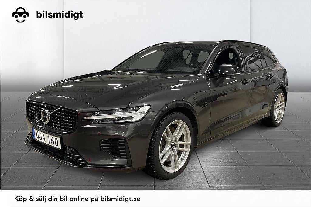 Volvo V60 Recharge T6 AWD R-Design Drag Läder 360° H/K BLIS MOMS 350hk