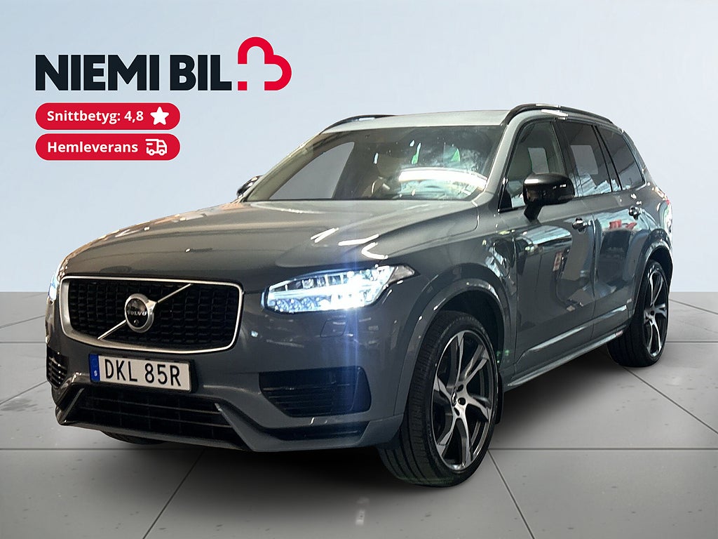 Volvo XC90 7-sits T8 Twin Engine AWD R-Design H&K/360/HuD/Drag/SoV