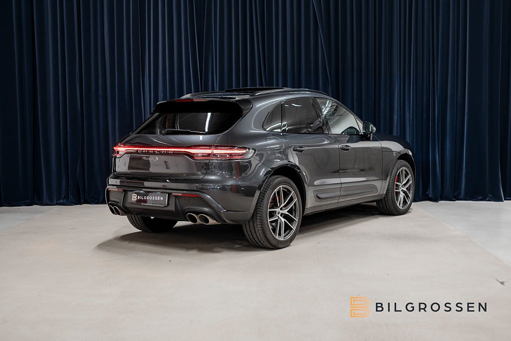 Porsche Macan S PDK Burmester Pano Adp Luftfjädring Drag