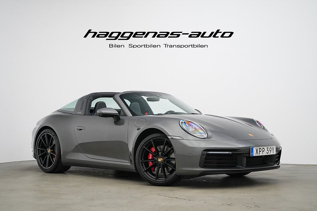 Porsche 911 992 Targa 4S / 450hk / PDLS+ / 360° / Bose