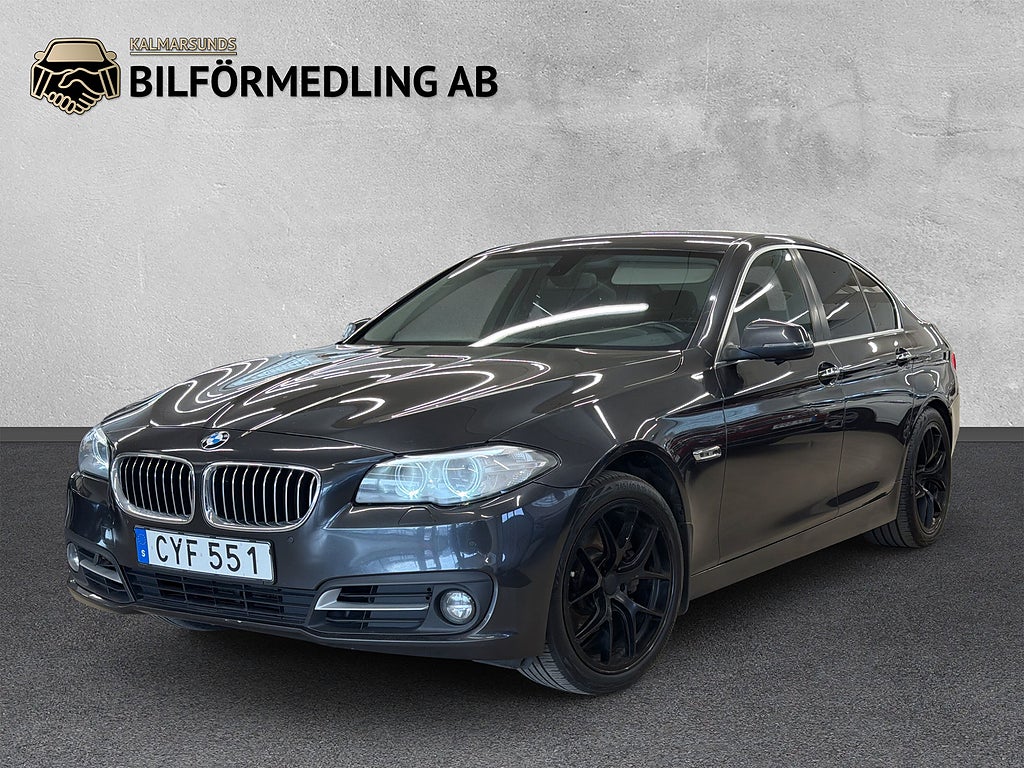 BMW 520d Sedan Steptronic Drag Skinn M-Ratt HiFi Nybesikt 184hk
