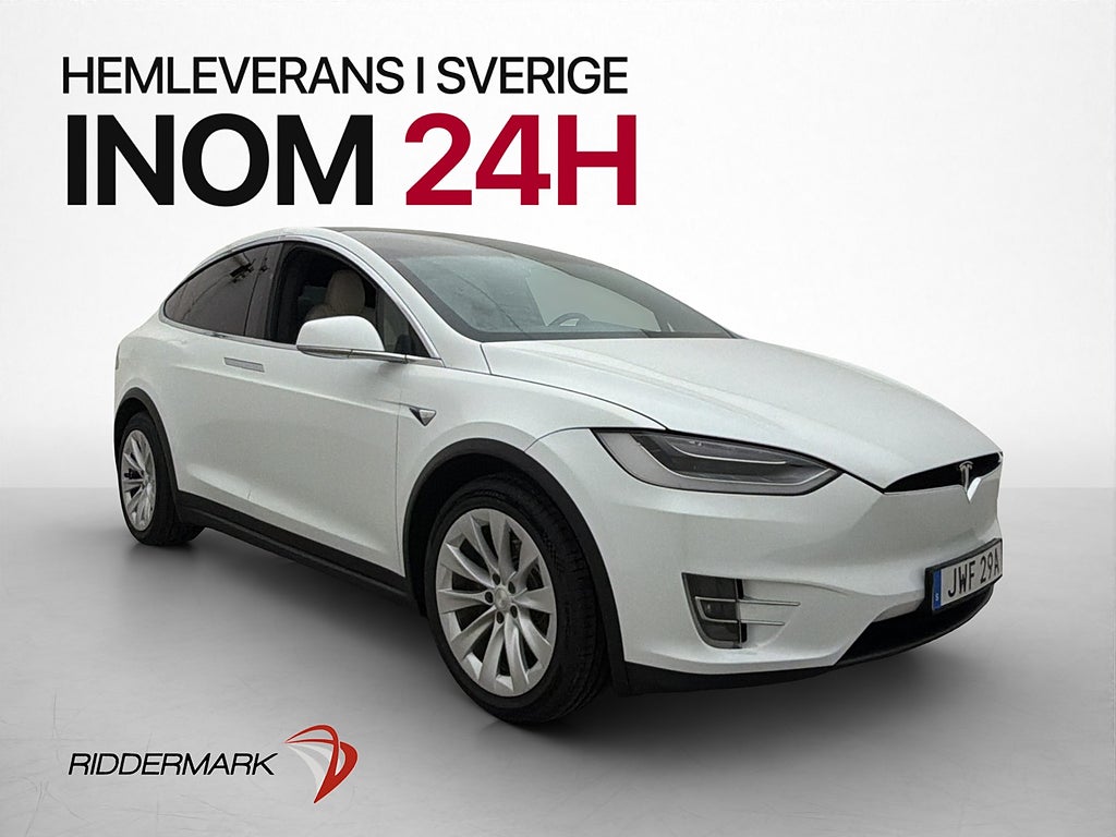Tesla Model X Long Range AWD 7-Sits Dragkrok AP MOMS