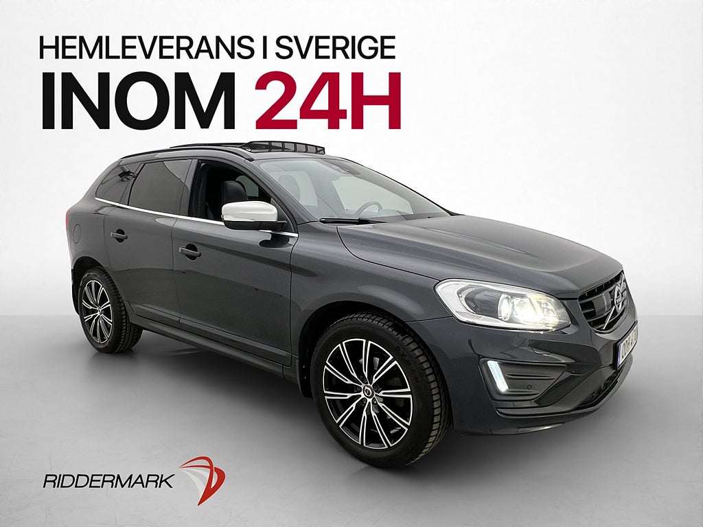 Volvo XC60 D4 AWD R-Design VOC Pano H/K B-Kam Drag Ny-Kamrem