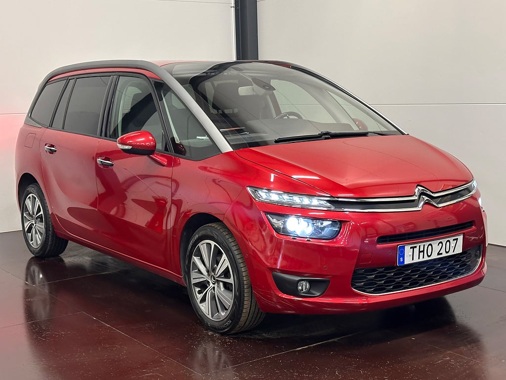 Citroën Grand C4 Picasso 1.6 120HK 7-SITS DRAG NAVI B-KAM P-SENS M-VÄRM 5872 MIL