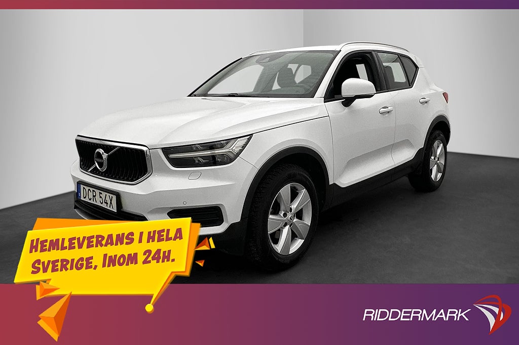 Volvo XC40 T3 Momentum VOC Värmare Kamera Rattvärme Drag