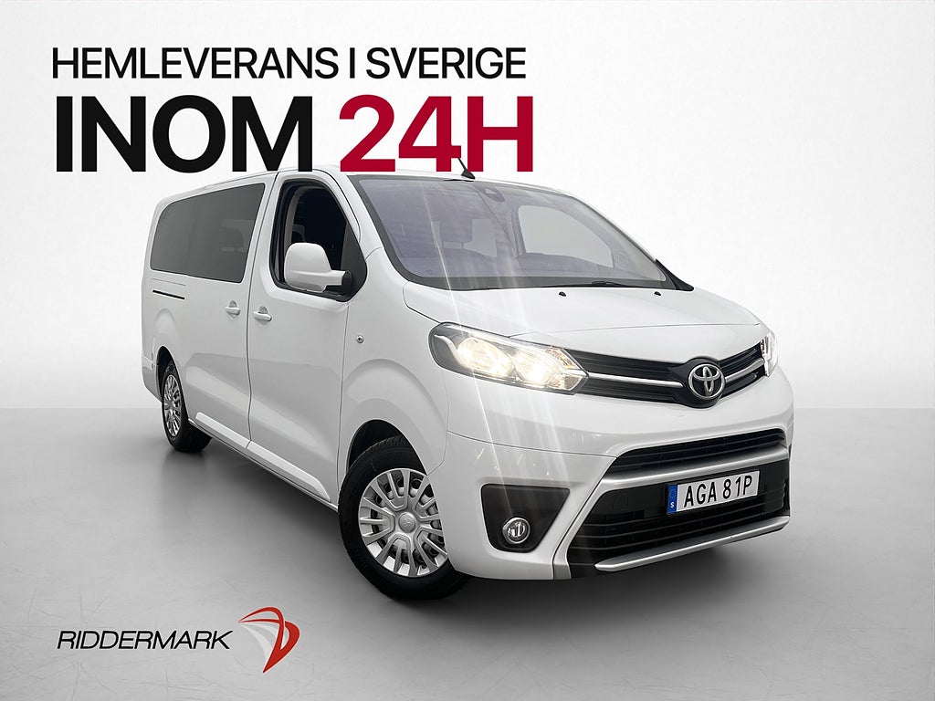 Toyota Proace Verso Extra Lång 2.0D PDC 9-Sits CARPLAY Moms