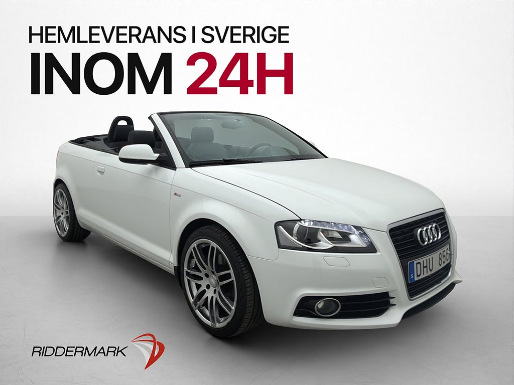 Audi A3 2.0 TDI S Line Värmare Halvskinn