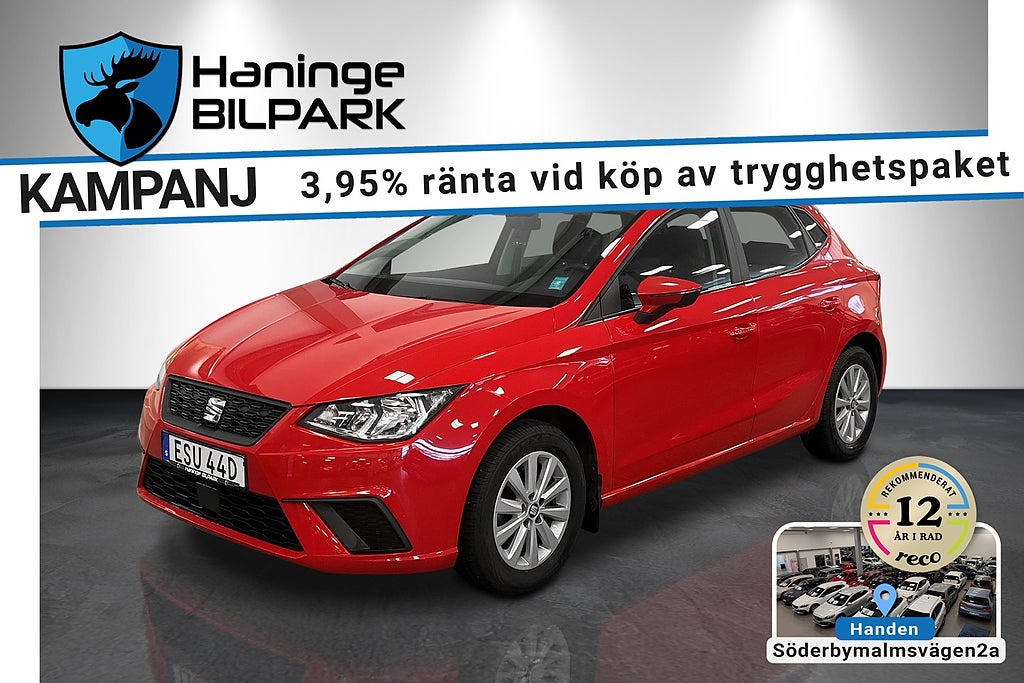 Seat Ibiza 1.0 TSI 95hk Style Farthållare Psensor/SUPERDEAL 3,95%