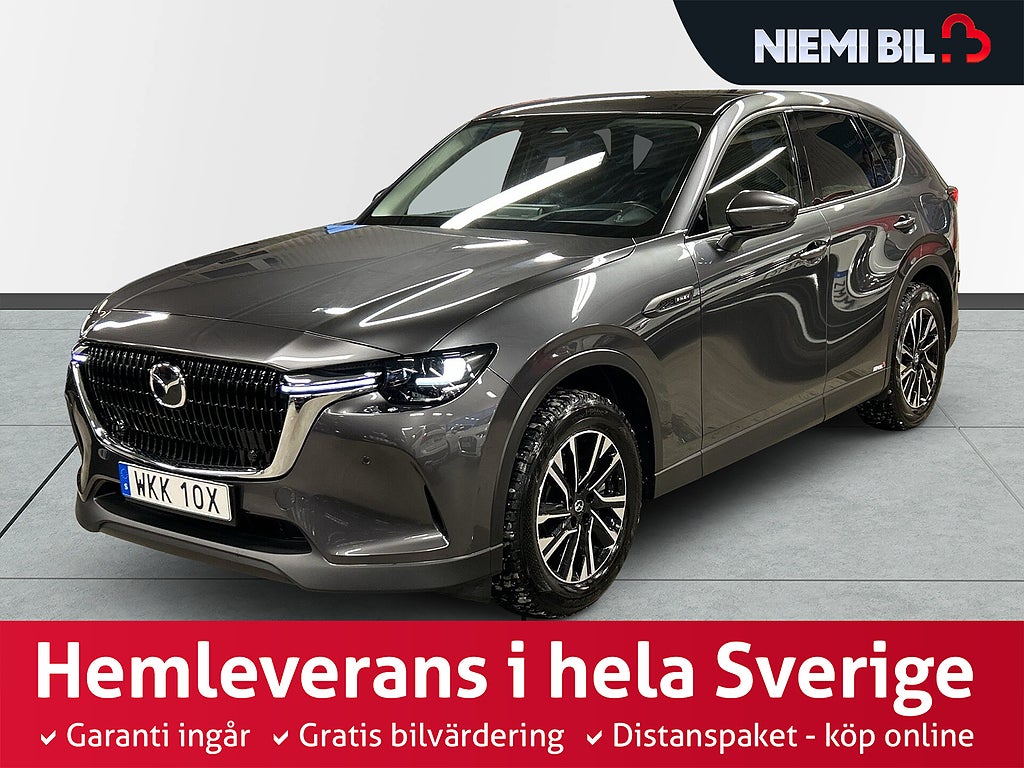 Mazda CX-60 PHEV Mazda´s 10-års garanti/Kamera/Drag/Värmare/S&VDäck